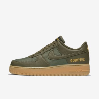 Nike Air Force 1 GORE-TEX ® - Férfi Utcai Cipő - Olivazöld/Arany/Fekete